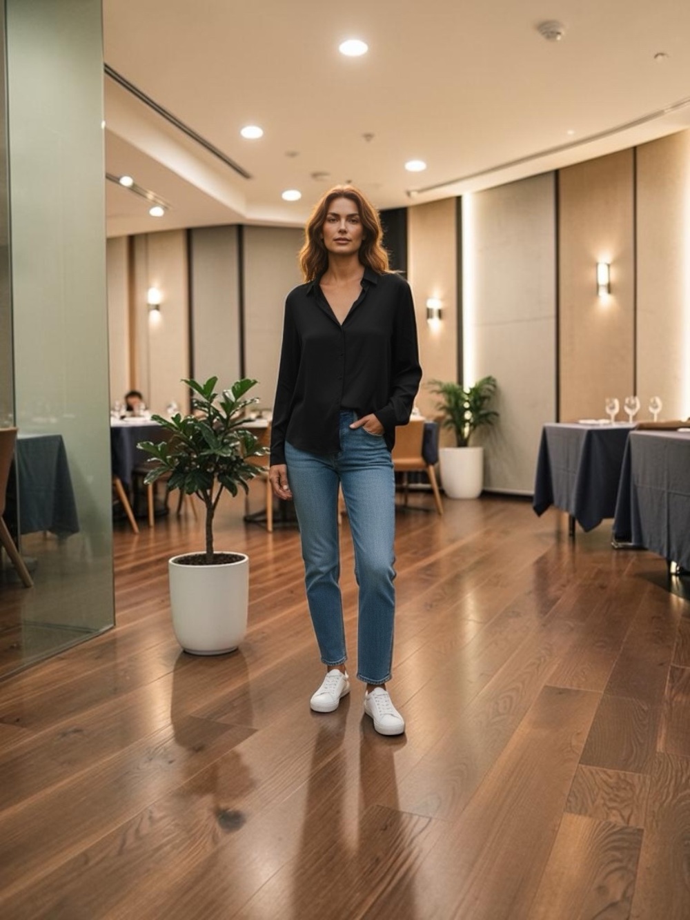 Classic Black Button-Down Shirt — Effortless Everyday Style